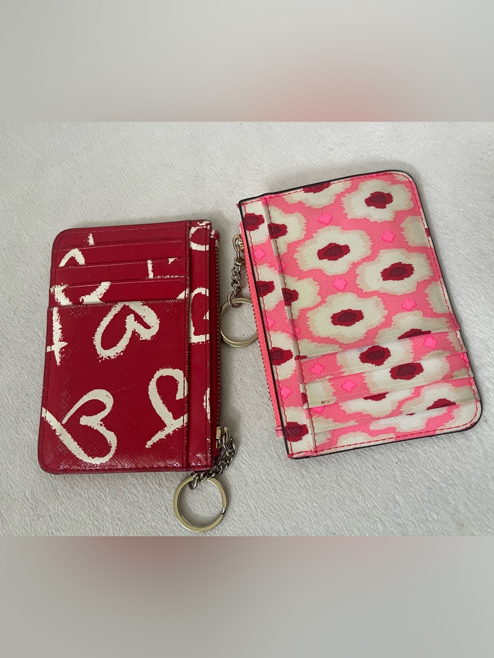kate spade Red and Pink Patterned Cardholder set - Picture 2 of 5